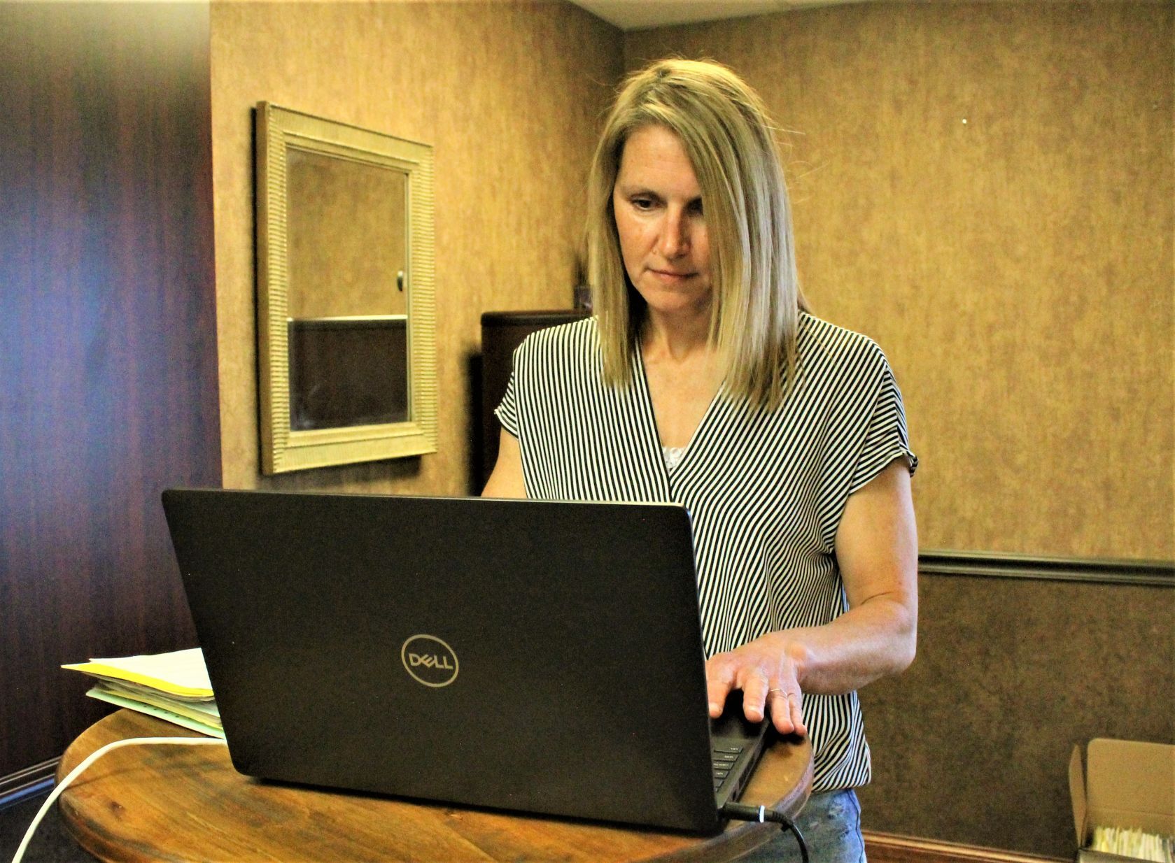 Hope Freshour in office